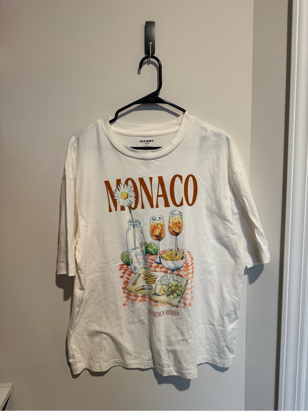 Old Navy "Monaco" Graphic Tee in White